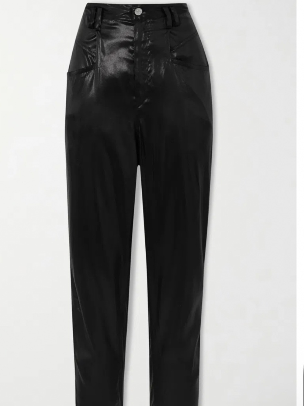 ISABEL MARANT Ultra Luxe High-Waisted 100% Silk Pants Sz 2 NWT $1,288!!